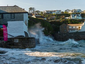 Water, Building, House, Watercourse, Coast, Cottage, Home, Wave, Human Settlement, Wind Wave