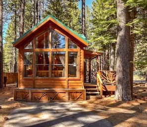 Our Cozy Cabin is the perfect mix of being a rustic escape while offering convenience being within minutes of town!