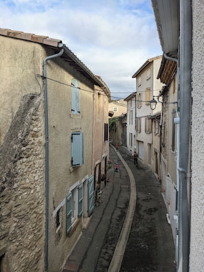 Blick von der Unterkunft