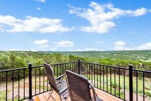 Endless sky views from the upper level deck