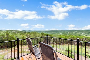 Endless sky views from the upper level deck