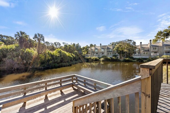 Private Dock Overlooking the Lagoon