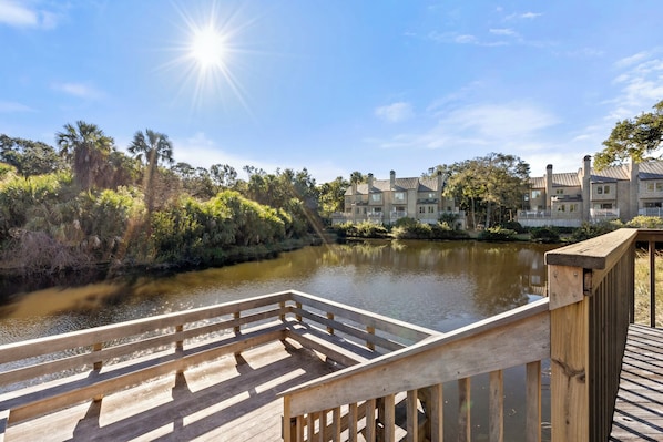 Private Dock Overlooking the Lagoon