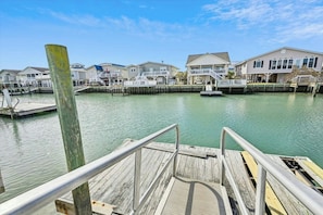 Try your luck at fishing from the floating dock.