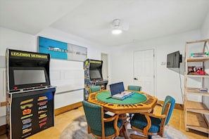 Your teens will love the game room!