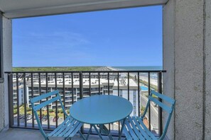 Have your morning coffee while enjoying the ocean breeze.