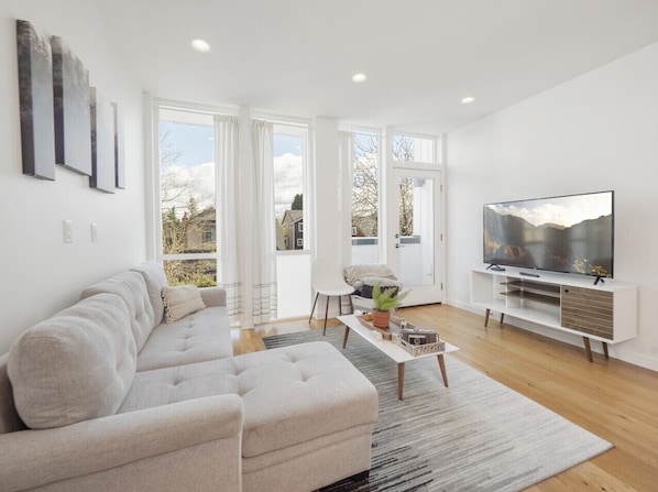 Living Room is on the 2nd floor