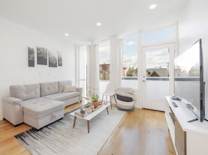 Living Room is on the 2nd floor