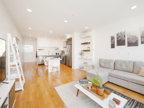 Open concept living space on the 2nd floor