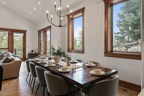 Architecture, Building, Dining Room, Dining Table, Furniture