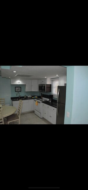 Kitchen with full size appliances