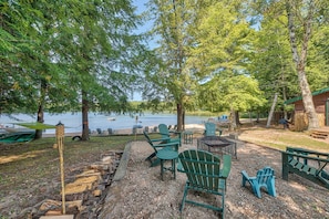 Shared Amenities | Lake Beach | Fire Pit w/ Seating