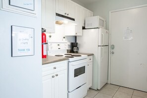Fully equipped kitchen for easy meal prep.
