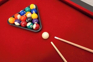 Game on! Dive into fun with pool, darts, and ping pong!
