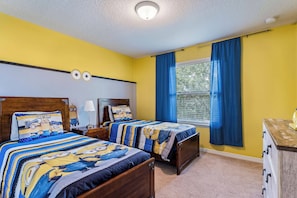 Bedroom 3 Minion themed with with 2 twin bed