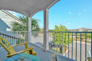 Enjoy picturesque views and the gentle breeze on multiple balconies