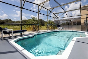 The pool is for exclusive use to the guests