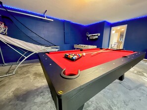 Game on! Foosball, pool, hoops, and cozy café vibes await