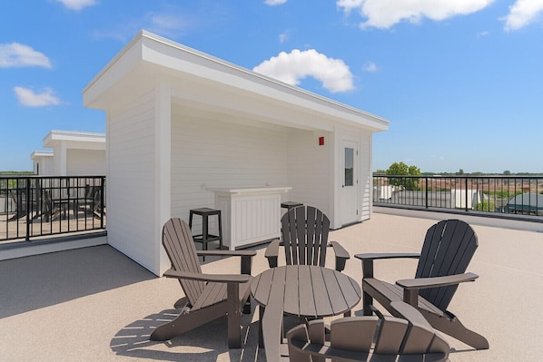A great space to get together with family and friends and take in all the views