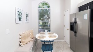 Little breakfast nook with a view