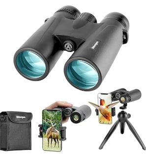 Use the included binoculars and send us photos of the wildlife every day!