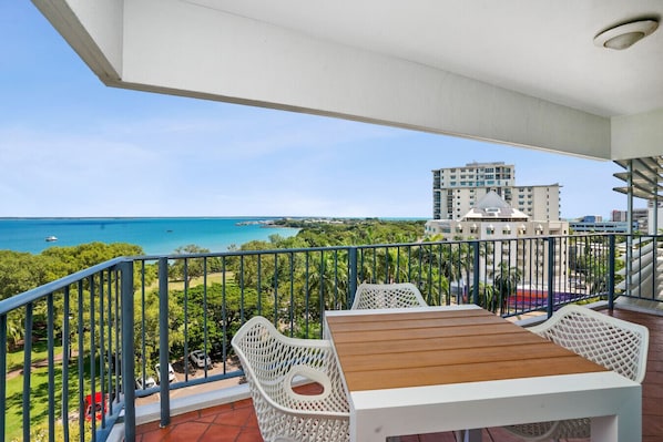 Balcony with scenic view