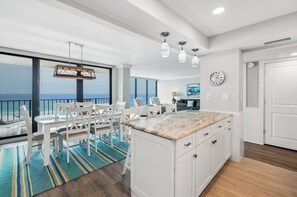 Kitchen bar and dining area