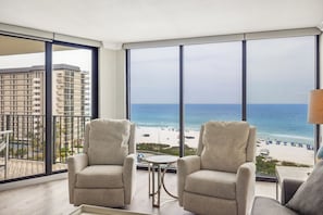 Comfy seating with a great view