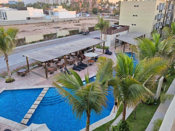 Department View to Pools and Oceanview