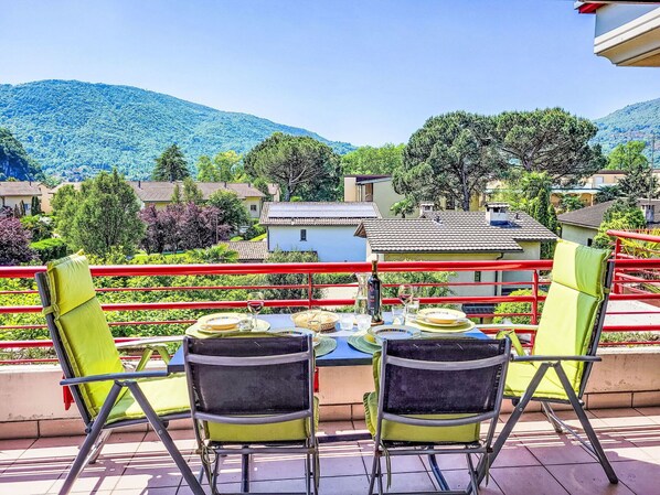 Balcony, Garden, Outdoor Furniture, Shade, Chair, Yard, Eco Hotel, Outdoor Table, Houseplant
