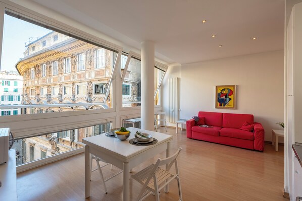 Living and dining room