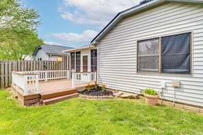 Fenced-in Backyard | Deck
