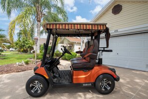 2-Seater Golf Cart for Guest Use