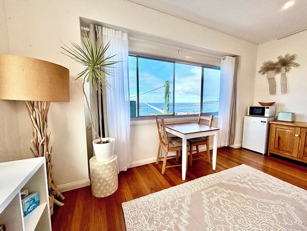 Lounge with stunning ocean views