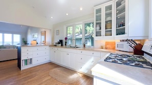 Bright and airy kitchen
