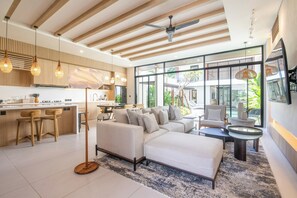 Amazing Living room with cozy couch