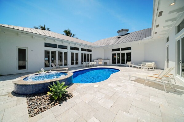 Heated Pool and hot tub