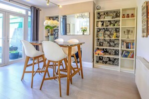 Dining area with access to the rear garden