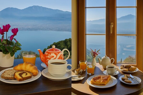 Breakfast with a View (Upon Request)
Enjoy a delicious breakfast overlooking the lake.