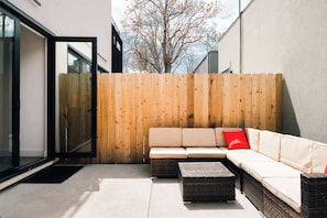 Backyard seating