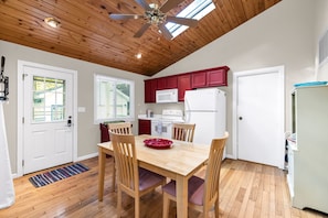 A cozy, fully equipped kitchen with all the essentials for your stay
