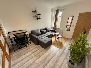 Inviting Living Room with Soft Natural Light