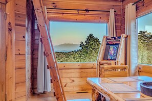 Mountain views at every meal, and non-stop arcade fun for the kids.