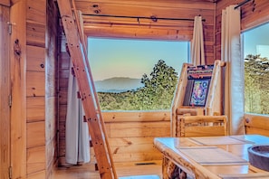 Mountain views at every meal, and non-stop arcade fun for the kids.