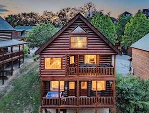 Two private decks with hot tub, gas grill, and unbeatable mountain views.