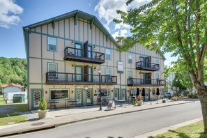 Property Exterior | Self Check-In | Walking Distance to Downtown Shops & Dining