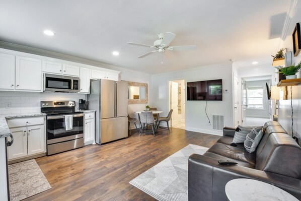Helen Vacation Rental | 1BR | 1BA | 800 Sq Ft | Stairs Required