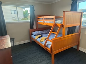 bedroom 2 - double below and single on top