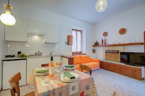 Kitchen and dining area