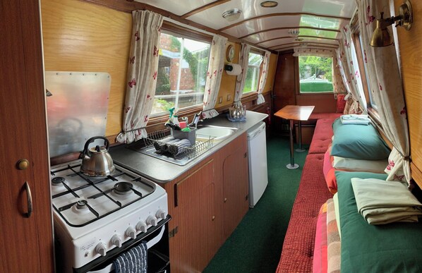 Second bed room,  galley and living area.